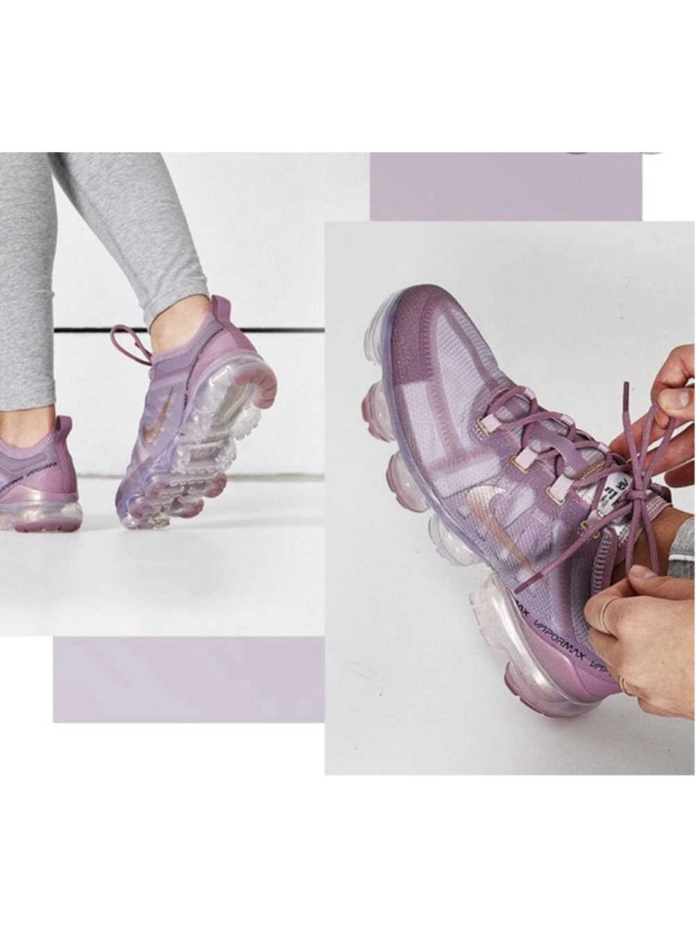 Nike Air Vapormax 2019 Sneakers Women’s 8.5 Soft Pink Plum Chalk MINT